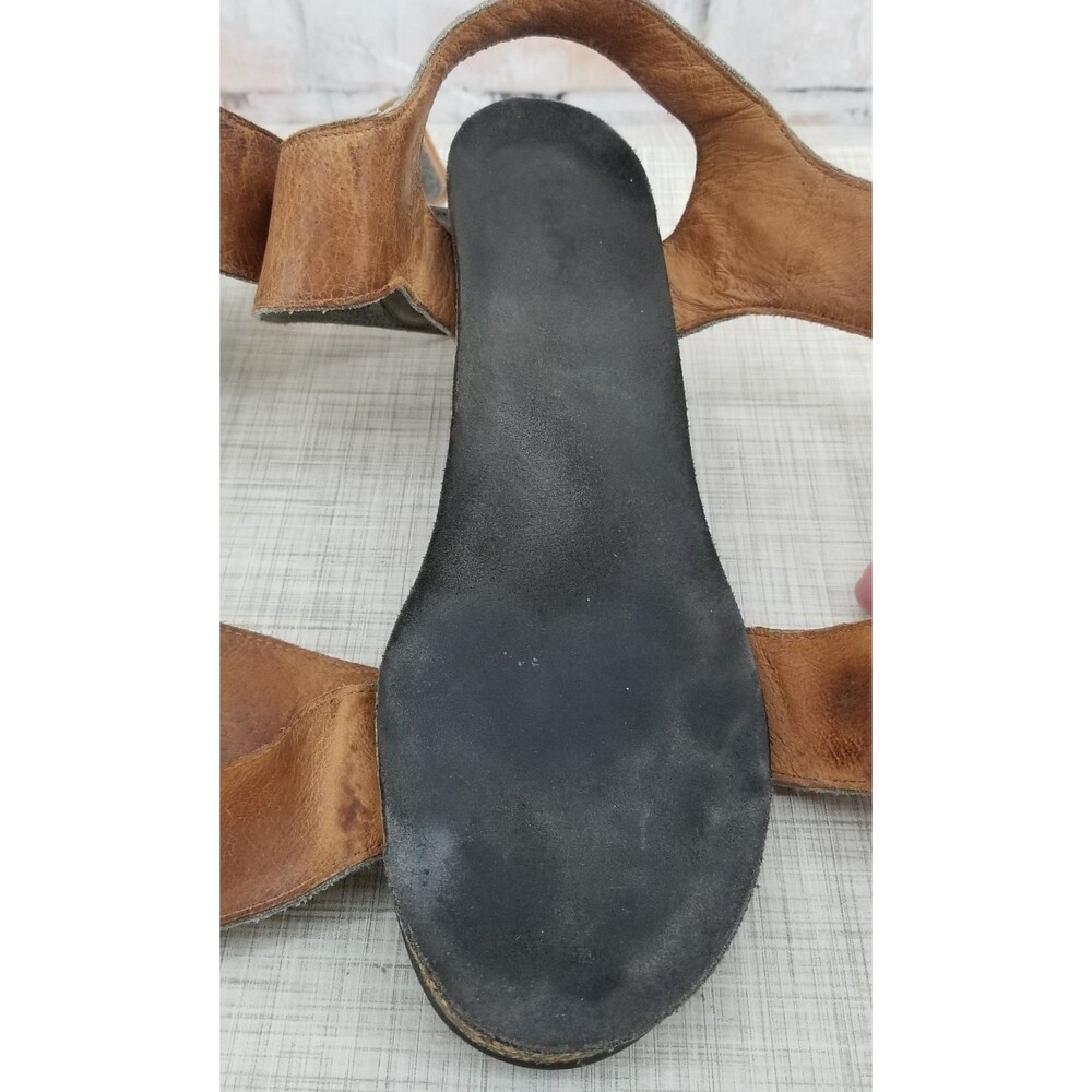 Taos Carousel 2 Grey Wedge Ankle Strap Sandle Women's Size 8/8.5 EU 39 - Picture 12 of 12